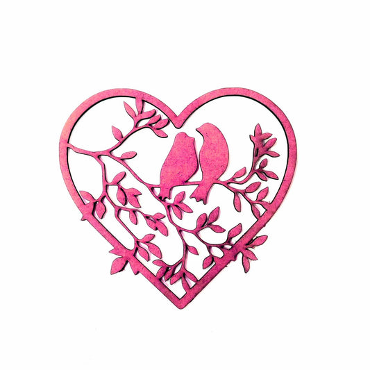 Lovebirds heart