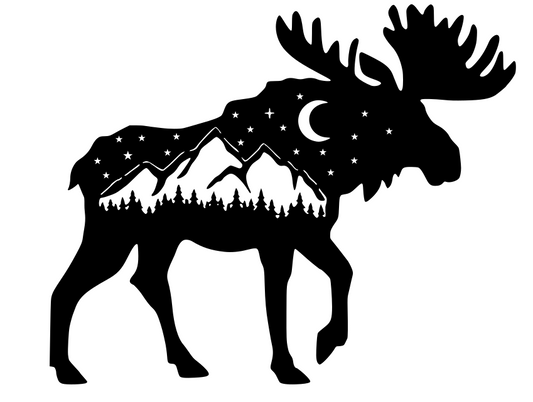 Moose Mountain Stars Cutout