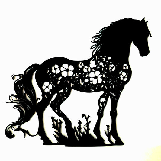 Floral Horse