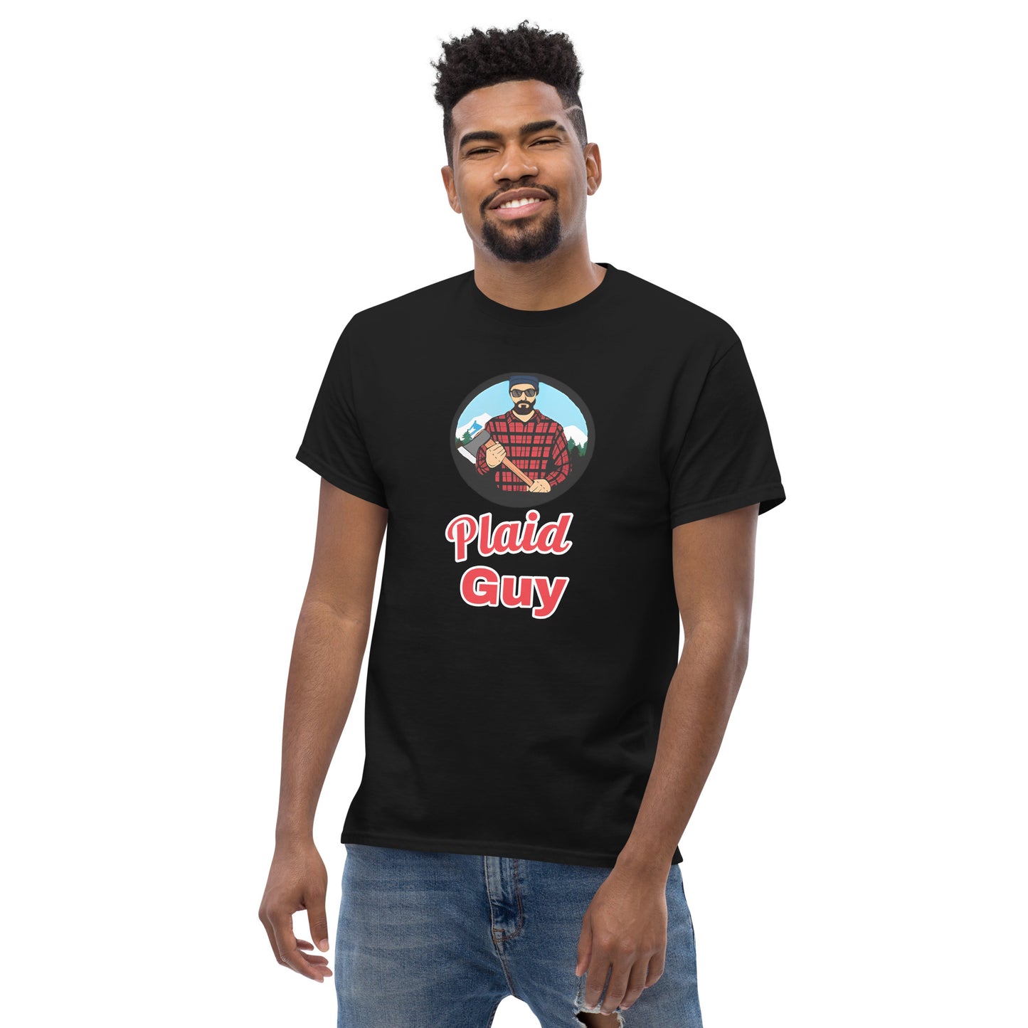 Classic Plaid Guy Tee