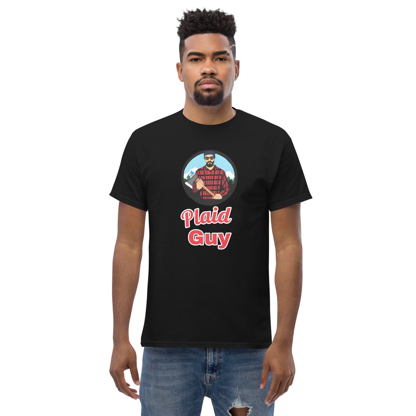 Classic Plaid Guy Tee