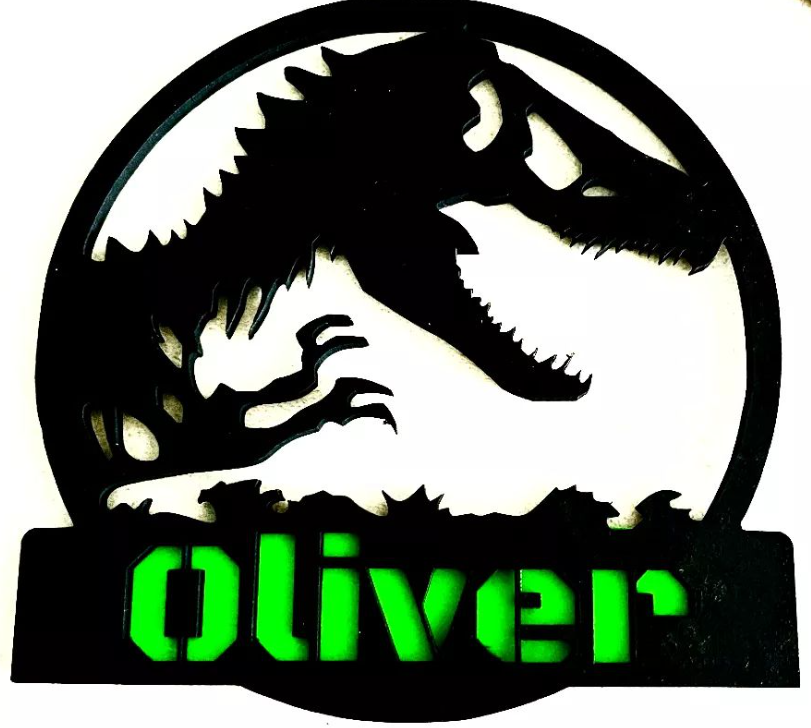 Jurassic Door Sign Custom Name