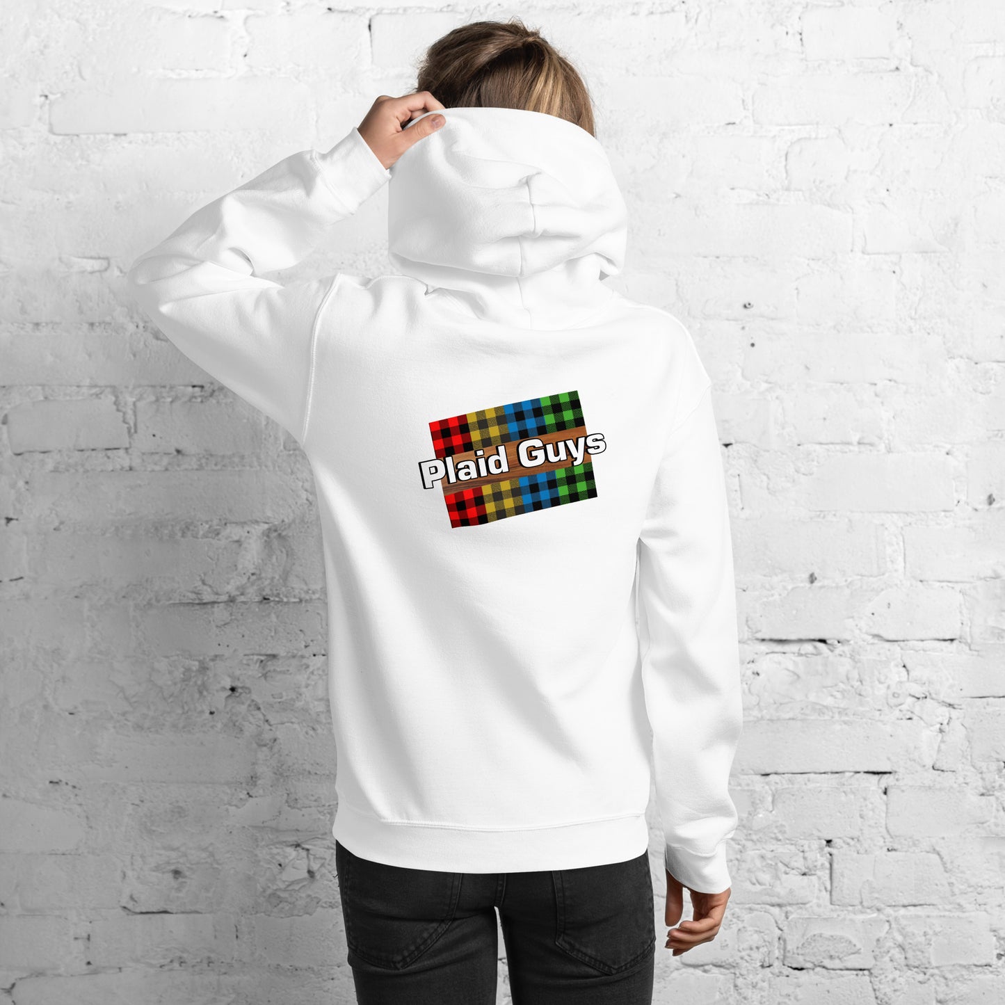 Unisex Hoodie - Plaid Guys Logos